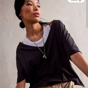 ‼️FLASH SALE‼️ FP Movement by Free People Black Short Sleeve Tee